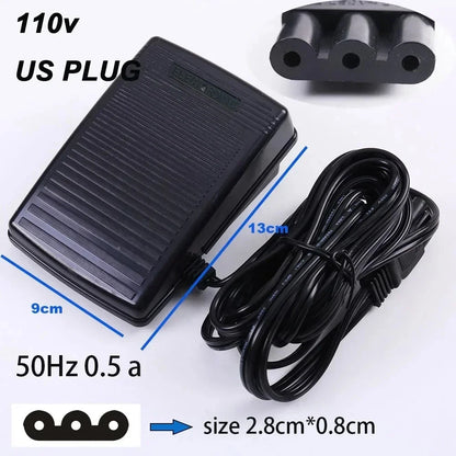 Foot Pedal Sewing Machine Electric Switch PowerCord Speed Adjustor Controller Motor Accessories Control For Brother Singer Part