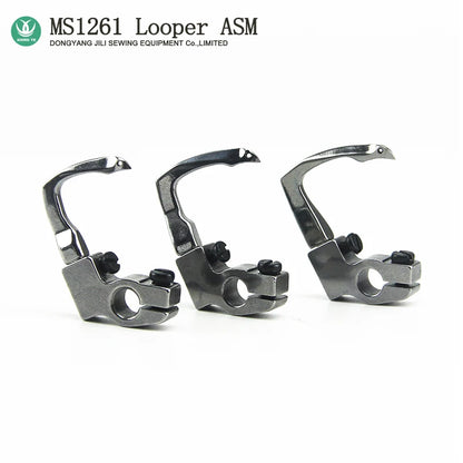 MS1261 Looper Set For JUKI MS1261-V045 Double Needle Chain Stitch Feed Off the Arm Sewing Machine 129-68558 L 129-68855 R