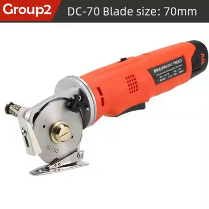Electric Scissors Clothing Fabric Rechargeable Electric Circular Knife Cutting Machine Leather Fabric Paper Cutting Machine