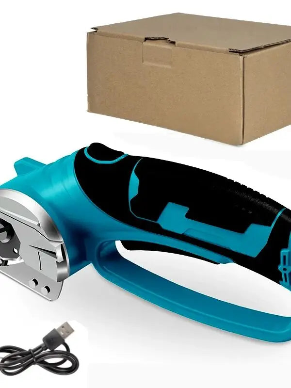 220V Cordless Electric Scissors Rotary Cutter Rechargeable Electric Fabric Scissor With Blade For Leather Carpet Sewing
