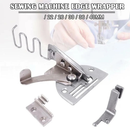 Overlock Folder Binding Of Curve Edges A10 Hemmer Bias Binder for Lockstitch Diy Sewing Machine Foot Kit Accessories