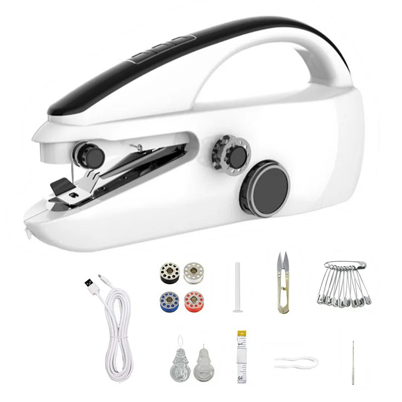 Handheld Mending Machine Plastic 2 Speed Single Thread Stitching Electric Sewing Small Gadget Dropshipping Mini Sewing Machine