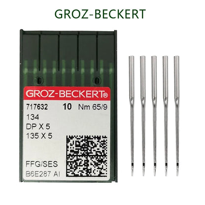 100 PCS Sewing Machine Needles GROZ-BECKERT  DPX5 135X5 GEBEDUR Heat Proof Titanium Needle For Buttonhole Bar Tacking Machine