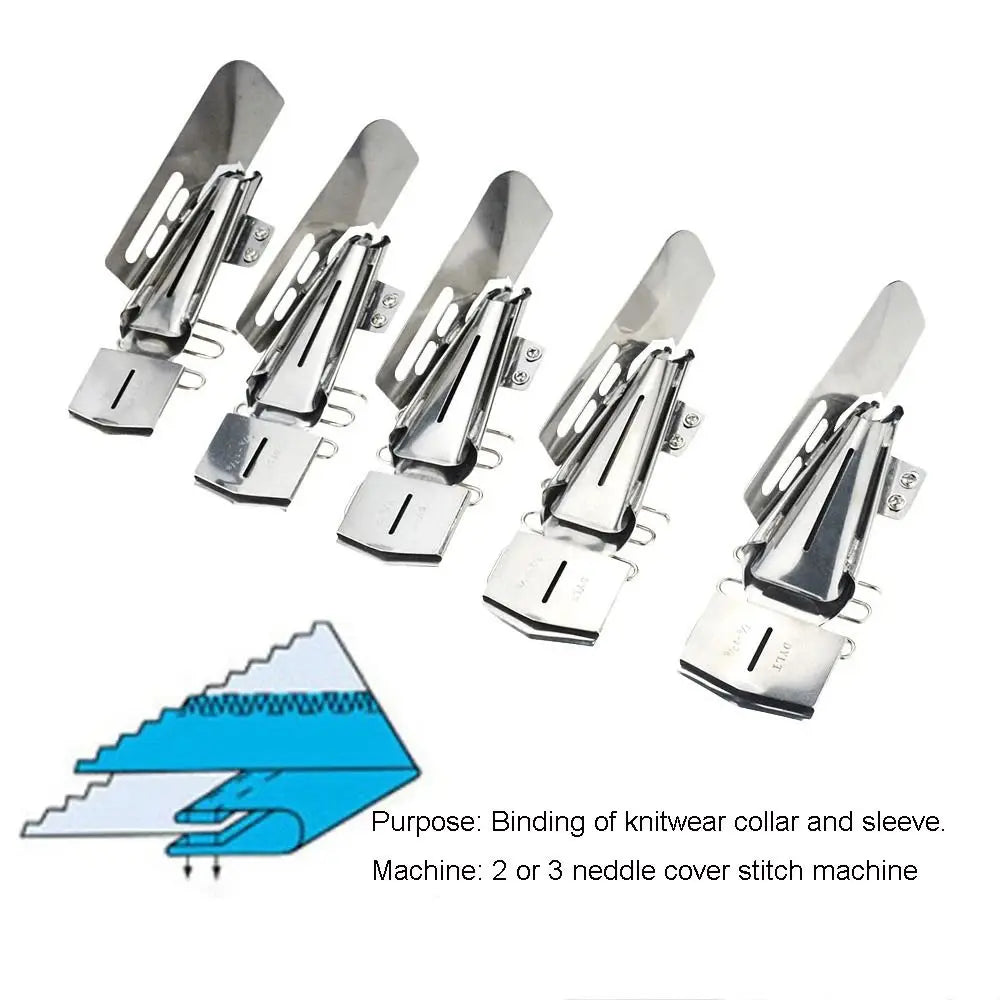 Industrial Sewing Machine Sewing Flat Binder Folder Steel Binder Cover Stitch Binding Attachment Tape Binder Adjustable