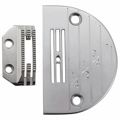 1 Set Needle Plate #E20 & Feed Dog #149057 & Presser Foot #24983 & 4 Screws For JUKI Brother 1 Needle Sewing Machine Accessories