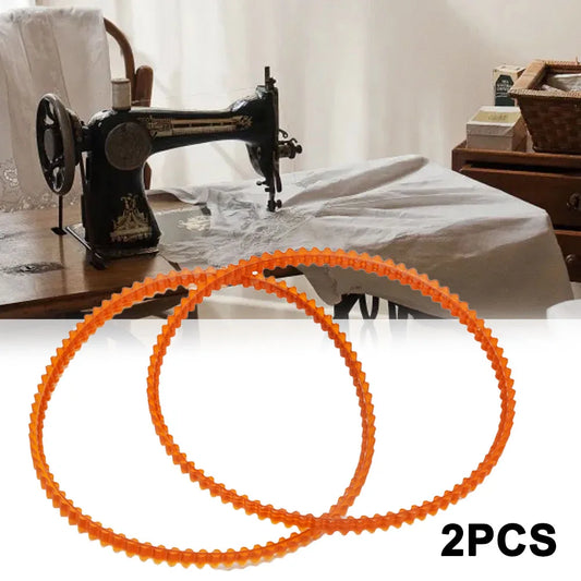 2 Pcs Random Color Of Household Sewing Machine Belt Nylon Beige High Quality Motor Serrated Belts