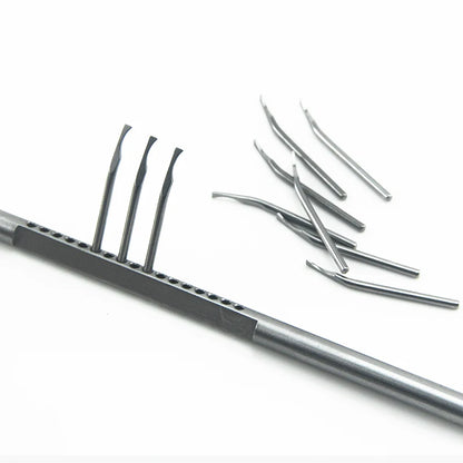 10PCS 19-437 Retainer Looper For KANSAI Special DFB-1404 1406 1408 1412 Multi-needle Sewing Machine Accessories Parts
