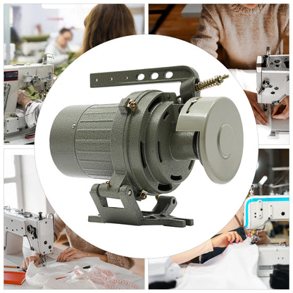 Industrial Sewing Machine Clutch Motor 400W 3450RPM Electric with Belt Guard T12 Plug 1/2HP Quite Running 110V High Efficiency